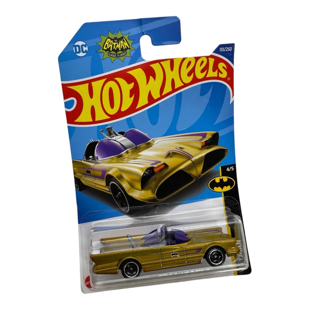 Hot Wheels DC Batman Classic TV Series Batmobile Gold‎ 4/5